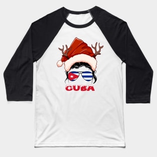 Cuba girl, Cuban Christmas gift , Regalo Navidad Cuba Baseball T-Shirt